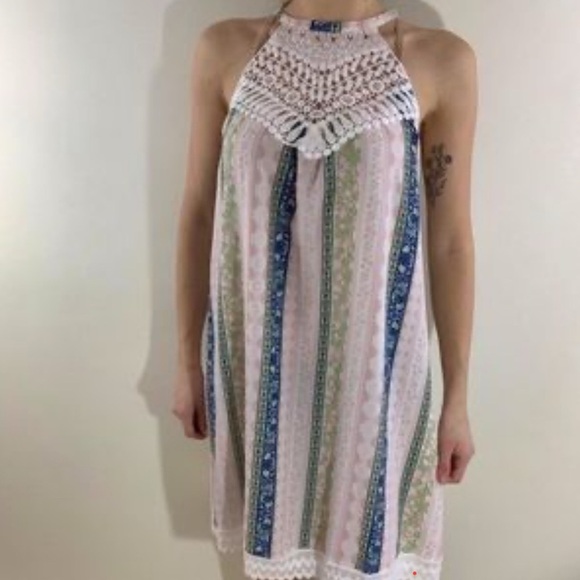 Mistic Prysm by Listicle Dress Size Large. Style # LD0042. Crochet Detail. - Picture 2 of 9
